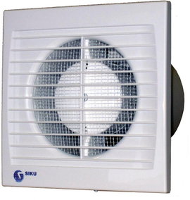 Falba és mennyezetbe építhető elszívó ventilátor 292 m³/h 15 cm SIKU 150 S Silenta 30385