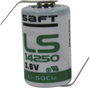 1/2 AA lítium elem, forrasztható, 3,6V 1200 mAh, forrfüles, 15 x 25 mm, Saft LS14250HBG bélyegkép