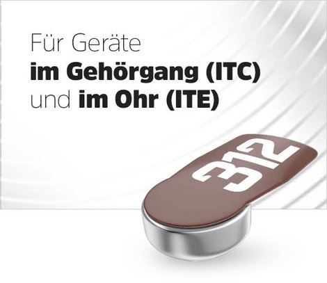 ZA312 hallókészülék elem, cink-levegő, 1,4V, 160 mAh, 8 db, Energizer ZA312, PR41 2. kép