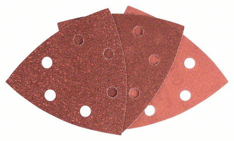 Delta csiszolópapír készlet 60/120/240, méret: 93mm, Bosch 2607019500