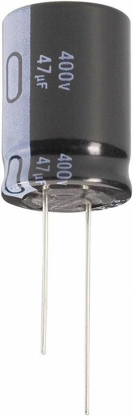 Elektrolit kondenzátor, radiális, álló, RM 5 mm 47 µF 250 V 20 % Ø 12,5 x 25 mm Jianghai ECR2ELK470M