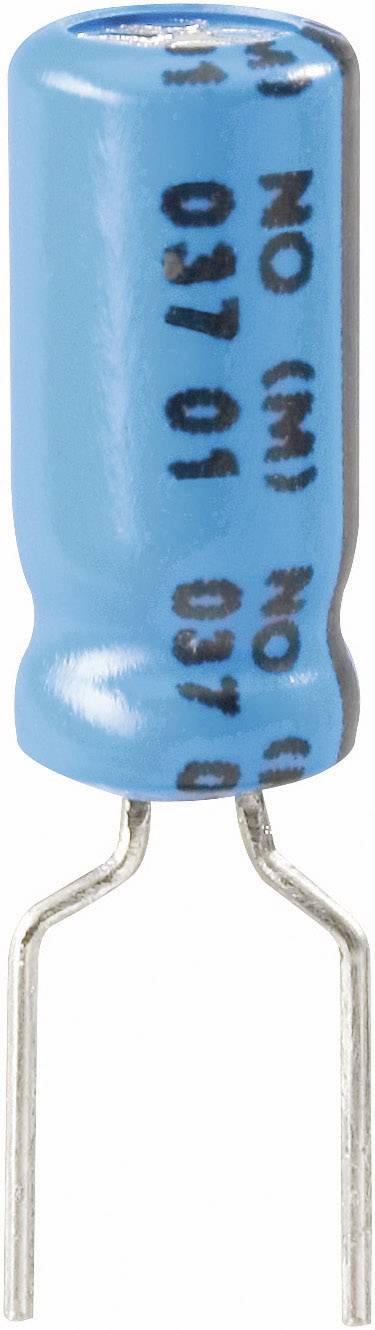 Elektrolit kondenzátor, radiális, álló, 85° RM 5 mm 2,2 µF 63 V 20 % Ø 5 x 11 mm Vishay 2222 037 382