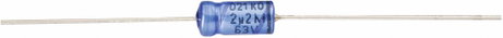 Elektrolit kondenzátor, axiális, fekvő 85° 4,7 µF 63V 20 % Ø 4.5 x 10 mm Vishay 2222 021 38478