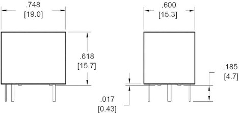 Miniatűr nyák relé, Zettler Electronics AZ943-1CH-12DE 12 V/DC 1 váltó, 15 A, 30 V/DC/300 V/AC, 2770 3. kép