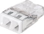 Sorkapocs, 2 pólus, 0,5-2,5 mm², fehér (átlátszó) WAGO COMPACT CONNECTOR bélyegkép