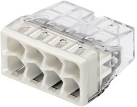 Sorkapocs, 8 pólus, 0,5-2,5 mm², szürke (átlátszó) WAGO COMPACT CONNECTOR