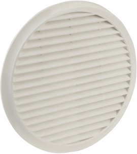 Ventilátor fedél, műanyag, alkalmas a 10 cm átmérőjű csőhöz Wallair NW 100 szúnyogháló