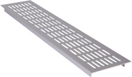 Könnyűfém rács Ezüst (H x Sz x Ma) 480 x 100 x 16 mm Wallair N35847