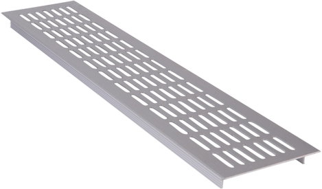 Könnyűfém rács Ezüst (H x Sz x Ma) 480 x 100 x 16 mm Wallair N35847