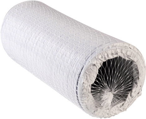 Hajlékony spiráltömlő, Műanyag (Ø x H) 12.7 cm x 6 m Wallair N52856 Fehér