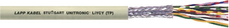 UNITRONIC® LiYCY (TP) adatkábel, 10 x 2 x 0.25 mm² szürke, méteráru, LappKabel