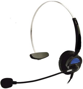 Headset vezetékes telefonokhoz, mono Mono KJ-97 On Ear