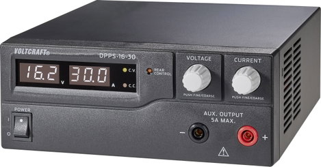 Programozható labortápegység 1 - 16 V/DC 0 - 30 A 480 W, VOLTCRAFT DPPS-16-30 2. kép