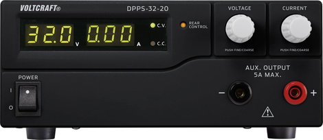 Programozható labortápegység 1 - 32 V/DC 0 - 20 A 640 W, Voltcraft DPPS-32-20