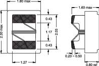 SMD HF induktivitás 10NH 0805AS-101J 2. kép