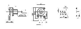 Forgó potméter, mono, 0,05 W 10 kΩ Potentiometer Service GmbH 2018 16 W4B8L30 10K+LOG 2. kép