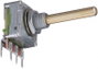 Forgó potméter, mono, 0,05 W 100 kΩ Potentiometer Service GmbH 2021 16 W4B8L30 100K+LOG bélyegkép