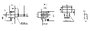 Forgó potméter, mono, 0,2 W 10 kΩ Potentiometer Service GmbH 3005 16S W4B8L30 10KLIN 2. bélyegkép