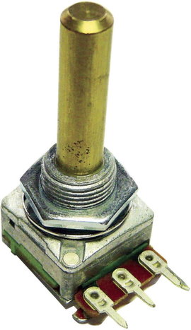 Forgó potméter, mono 0,05 W 5 kΩ Potentiometer Service GmbH 2177 ALPHASTAT 16 M10 5K LOG