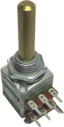 Forgó potméter, sztereo, 0,2 W 5 kΩ Potentiometer Service 4164 LIN bélyegkép