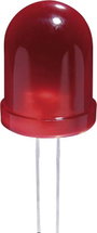 Kingbright JL 10 LED kivezetéssel Sárga Kerek 10 mm 50 mcd 60 ° 20 mA 2.1 V bélyegkép