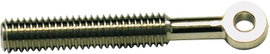 Szemes csavar M3 1.65 mm Nikkelezett sárgaréz
