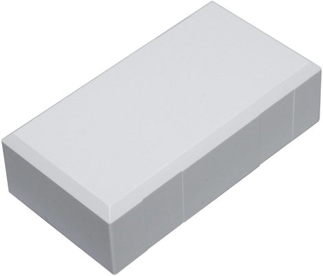 Dugaszolható műszerdobozok Polikarbonát, ABS Fényes szürke 125 x 67 x 50 Tru Components ESO 1250 1 d