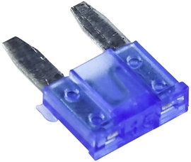 Conrad Mini lapos biztosíték az ipar és gépjárművek részére Kék 32 V