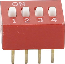 DIP kapcsoló Tru Components DS-04