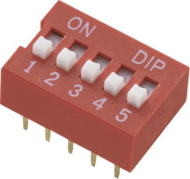 DIP kapcsoló Tru Components DS-05