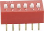 DIP kapcsoló Tru Components DS-06 bélyegkép
