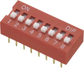 DIP kapcsoló Tru Components DS-08
