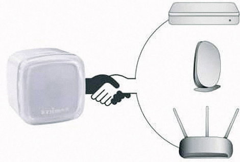 WLAN jelerősítő, repeater, hatótáv növelő 300 Mbit/s 2,4 GHz, EDIMAX EW-7438RPnAir EdiRange alkalmaz 4. kép