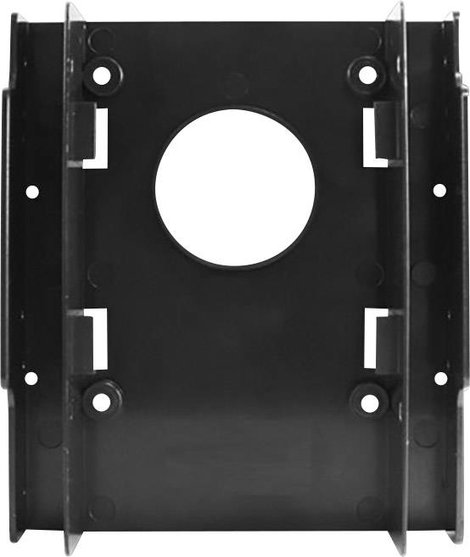 Dupla 3,5-os merevlemez beépítő keret, max. 2 db 2,5-os (6,35 cm) SDD merevlemezhez, Renkforce HDA-2 3. kép