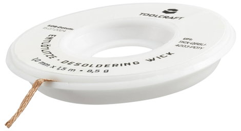 Kiforrasztó huzal Hossz 1.5 m Szélesség 1.0 mm Toolcraft ZD-180 3. kép