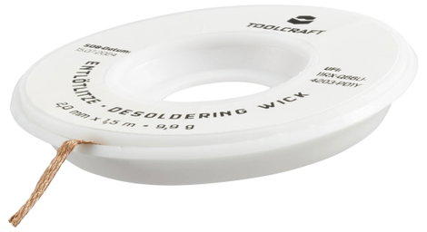 Kiforrasztó huzal Hossz 1.5 m Szélesség 2.0 mm Toolcraft ZD-180 3. kép