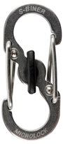 Dupla karabíner, ezüst színű, 2 db, S-Biner MicroLock NI-LSBM-11-2R3 MicroLock S-Biner 2 NITE Ize 2. bélyegkép
