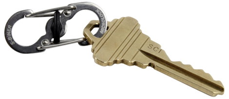Dupla karabíner, ezüst színű, 2 db, S-Biner MicroLock NI-LSBM-11-2R3 MicroLock S-Biner 2 NITE Ize 5. kép