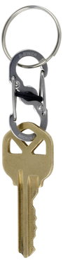 Dupla karabíner, ezüst színű, 2 db, S-Biner MicroLock NI-LSBM-11-2R3 MicroLock S-Biner 2 NITE Ize 6. bélyegkép