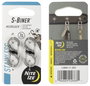 Dupla karabíner, ezüst színű, 2 db, S-Biner MicroLock NI-LSBM-11-2R3 MicroLock S-Biner 2 NITE Ize 9. bélyegkép