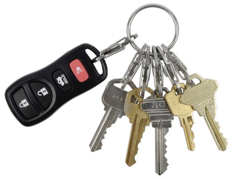 Kulcskarika, ezüst színű, 6 db S-Biner karabínerrel NI-KRGS-11-R3 KeyRing NITE Ize 3. kép