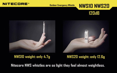 NiteCore Vészjelző síp, NiteCore NWS10 Vészjelző síp, NWS10 4. kép