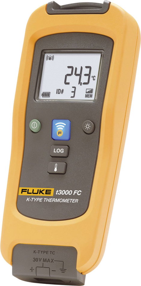 Vezeték nélküli hőmérséklet modul, hőmérő -200...+1372 °C, Fluke FLK-t3000 FC 3. kép