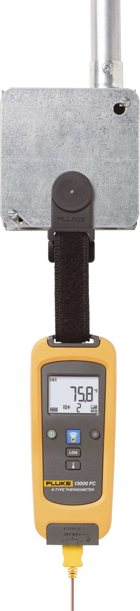 Vezeték nélküli hőmérséklet modul, hőmérő -200...+1372 °C, Fluke FLK-t3000 FC 5. kép