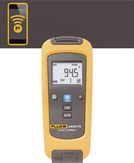 AC/DC árammérő addattárolós mérőműszer, bluetooth kapcsolat, 600A/AC 1000A/DC FLK-a3002 FC Fluke Con