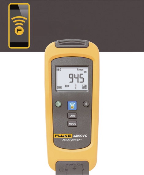 AC/DC árammérő addattárolós mérőműszer, bluetooth kapcsolat, 600A/AC 1000A/DC FLK-a3002 FC Fluke Con