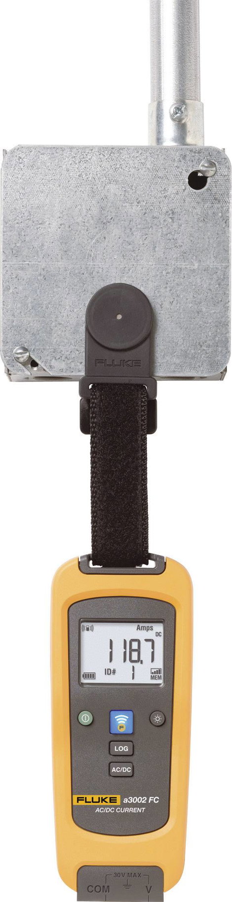AC/DC árammérő addattárolós mérőműszer, bluetooth kapcsolat, 600A/AC 1000A/DC FLK-a3002 FC Fluke Con 3. kép