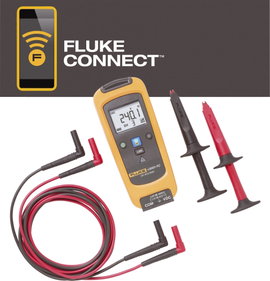 DC Egyenfeszültség mérő, adattárolós Voltmérő műszer, bluetooth kapcsolattal Fluke FLK-V3001 FC Fluk