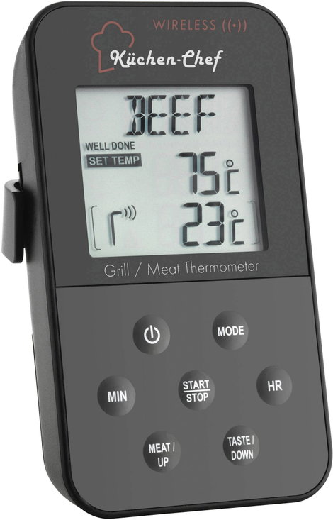 Vezeték nélküli grill- és hús hőmérő, TFA 2. kép