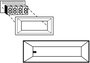 LCD előlap keret 44x19 mm 2. bélyegkép